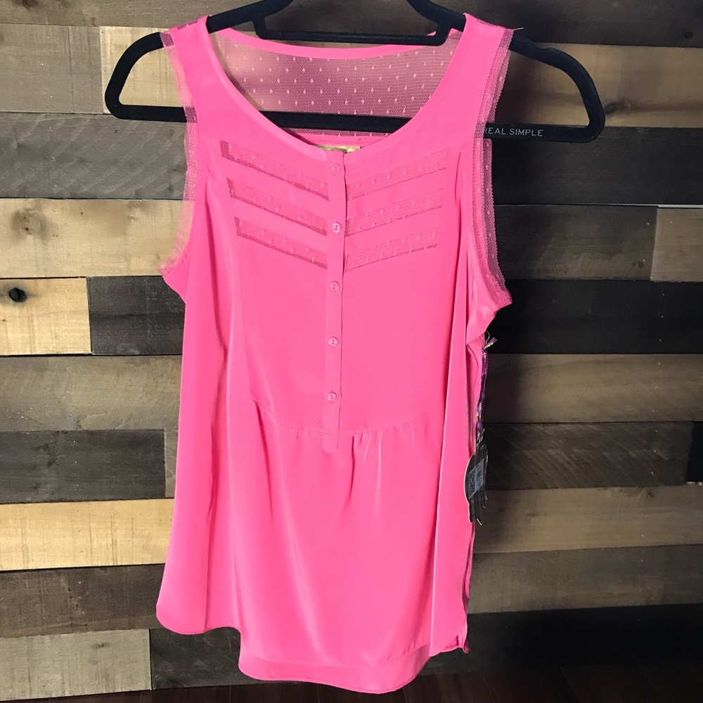 NWT Pink Princess Vera Wang Top